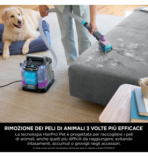 Shark PX250EUT carpet cleaning machine Walk-behind Interim Black, Blue, Yellow