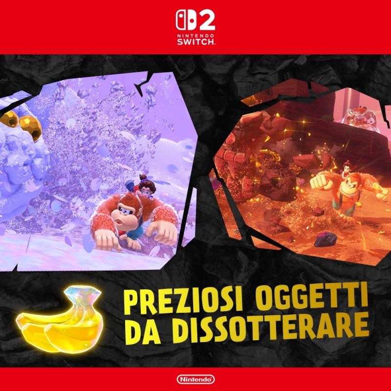 Nintendo Donkey Kong Bananza Standard Tedesca, DUT, Inglese, ESP, Francese, ITA, Giapponese, Coreano, Russo Nintendo Switch 2