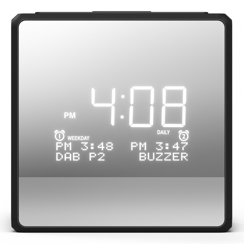 Philips TAR4600 10 Wecker Digitaler Wecker Schwarz