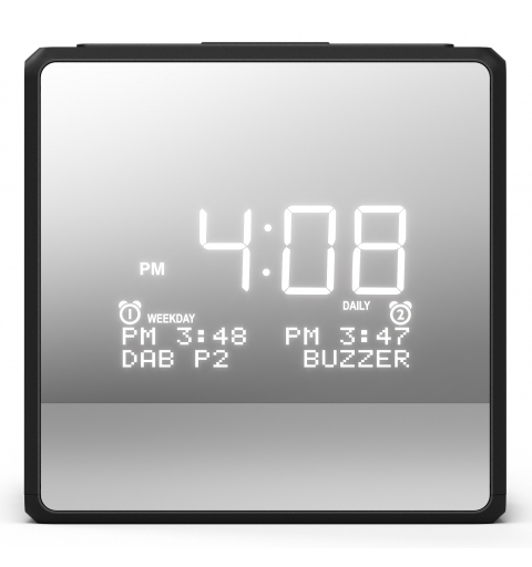 Philips TAR4600 10 Wecker Digitaler Wecker Schwarz