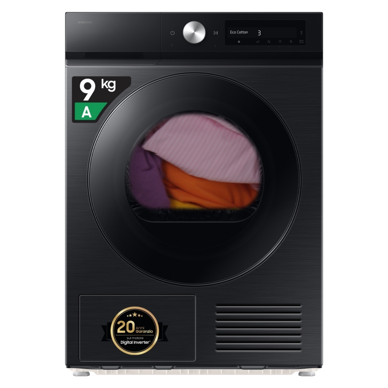 Samsung DV90DB7845GBU3 sèche-linge Pose libre Charge avant 9 kg Noir