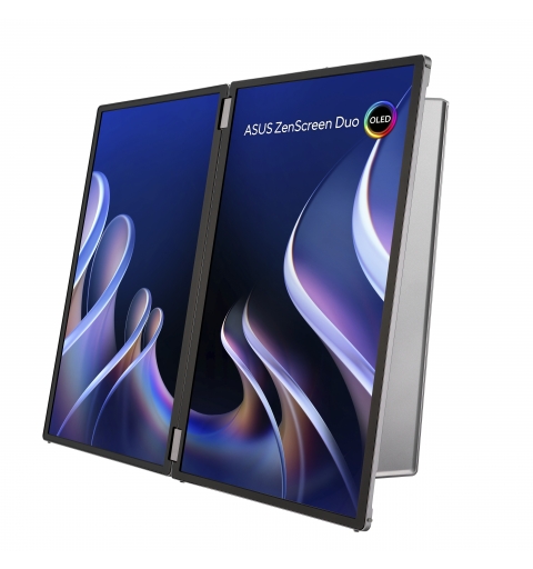ASUS ZenScreen Duo OLED MQ149CD écran plat de PC 35,6 cm (14") 1920 x 1200 pixels WUXGA Argent
