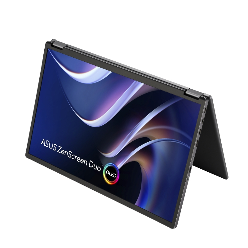 ASUS ZenScreen Duo OLED MQ149CD écran plat de PC 35,6 cm (14") 1920 x 1200 pixels WUXGA Argent
