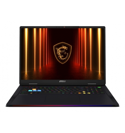 MSI Raider 18 HX AI A2XWJG-066IT Intel Core Ultra 9 285HX Laptop 45.7 cm (18") UHD+ 64 GB DDR5-SDRAM 4 TB SSD NVIDIA GeForce