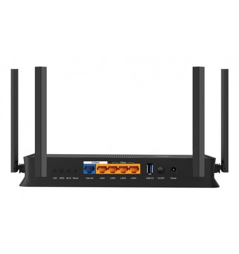 TP-Link Archer BE3600 router inalámbrico 2.5 Gigabit Ethernet Doble banda (2,4 GHz 5 GHz) Negro