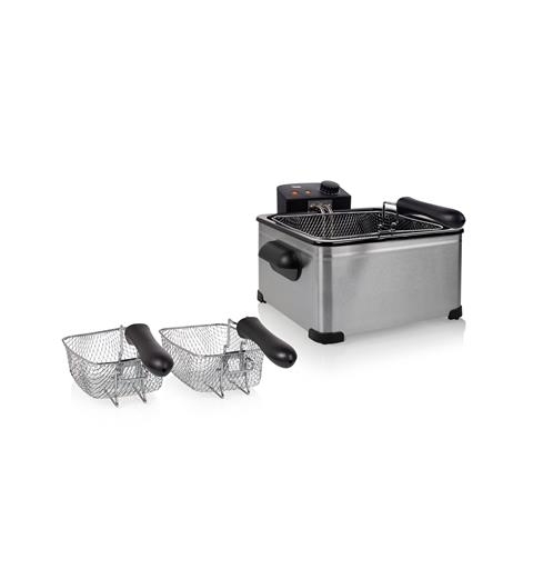Tristar FR-6949 freidora Sencillo 5 L 2000 W Plata