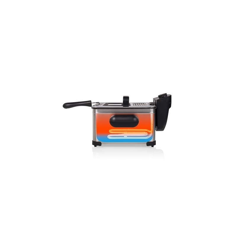 Tristar FR-6949 freidora Sencillo 5 L 2000 W Plata