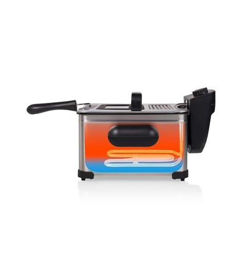 Tristar FR-6949 freidora Sencillo 5 L 2000 W Plata