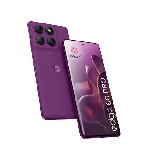 Motorola edge 60 pro 16.9 cm (6.67") Dual SIM Android 15 5G USB Type-C 12 GB 512 GB 6000 mAh Purple