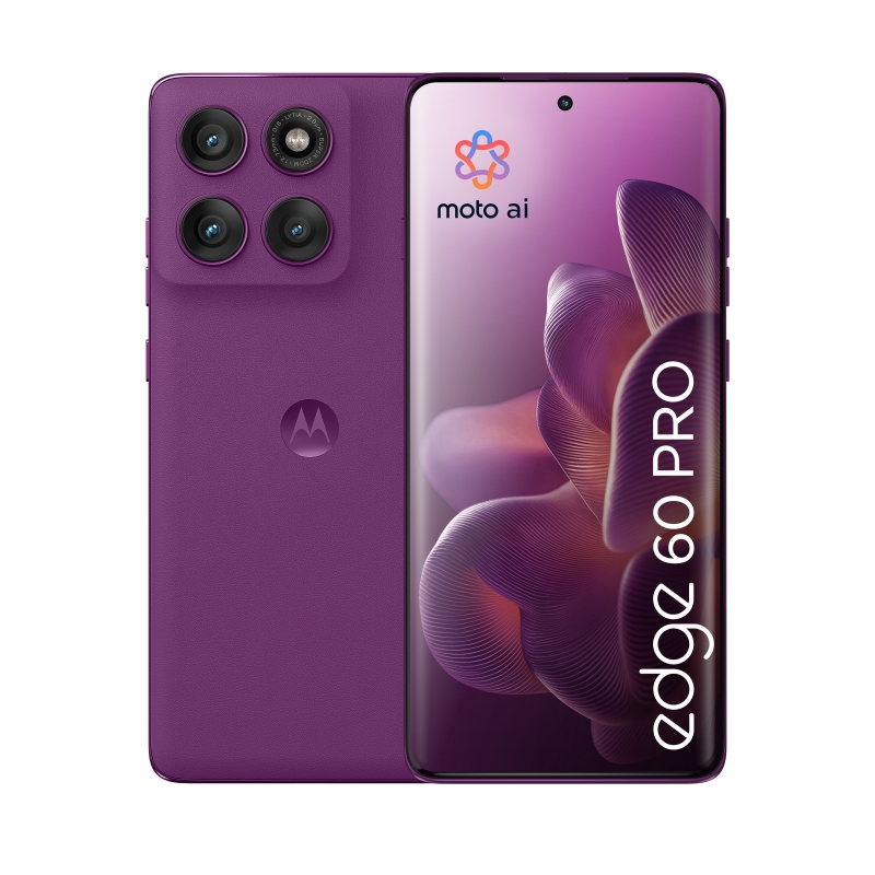 Motorola edge 60 pro 16.9 cm (6.67") Dual SIM Android 15 5G USB Type-C 12 GB 512 GB 6000 mAh Purple