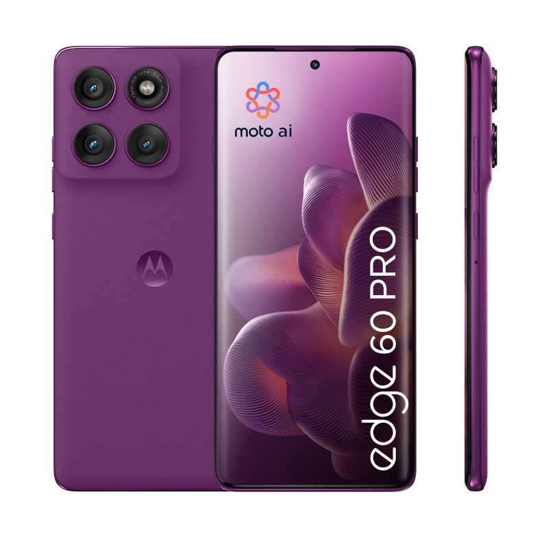 Motorola edge 60 pro 16.9 cm (6.67") Dual SIM Android 15 5G USB Type-C 12 GB 512 GB 6000 mAh Purple