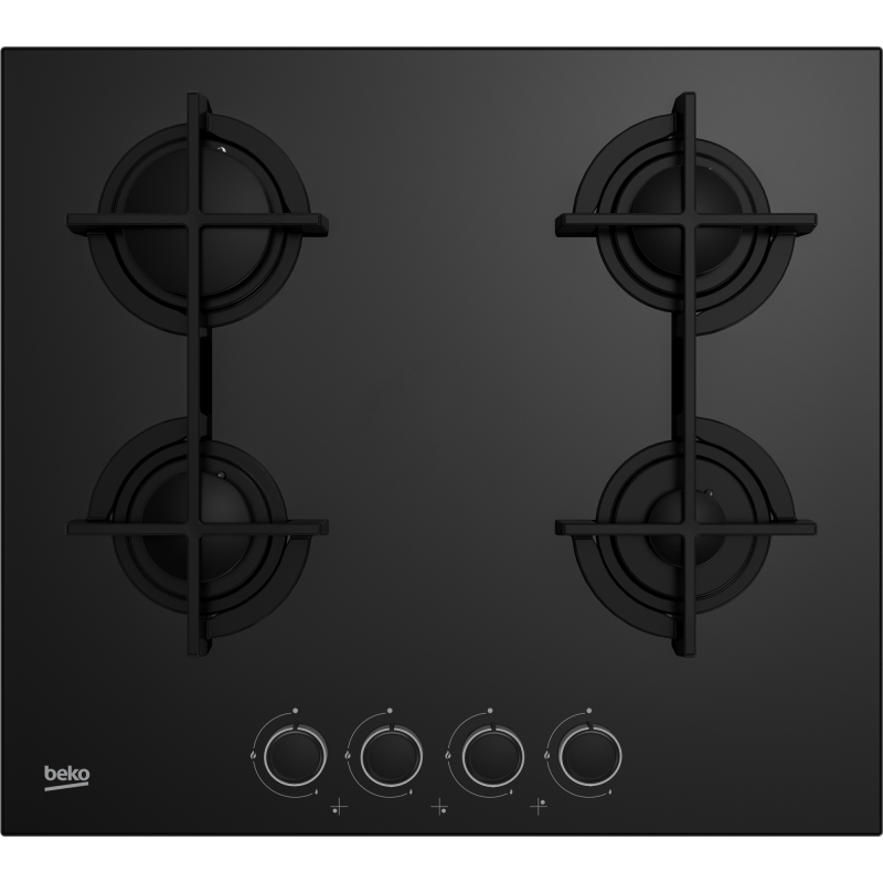 Beko HILG 64225 SB Negro Integrado 60 cm Encimera de gas 4 zona(s)