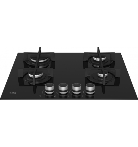 Beko HILG 64225 SB Schwarz Integriert 60 cm Gaskochfeld 4 Zone(n)