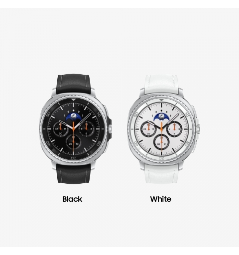 Samsung Galaxy Watch8 Classic 3,3 cm (1.3") AMOLED 46 mm Digital 438 x 438 Pixeles Pantalla táctil Plata Wifi GPS (satélite)