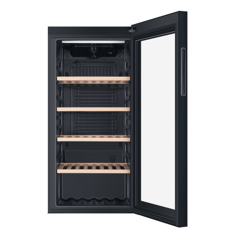 Haier Wine Bank 60 Serie 5 WS120GA Compressor wine cooler Freestanding Black 117 bottle(s)