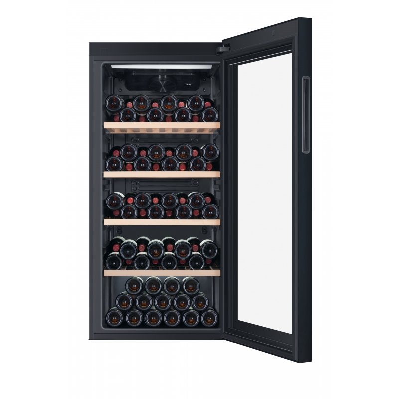 Haier Wine Bank 60 Serie 5 WS120GA Compressor wine cooler Freestanding Black 117 bottle(s)