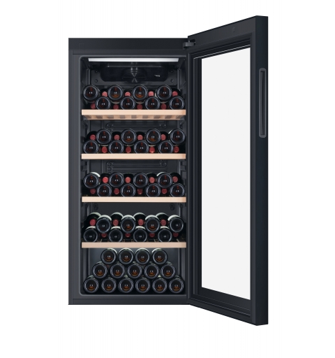 Haier Wine Bank 60 Serie 5 WS120GA Compressor wine cooler Freestanding Black 117 bottle(s)