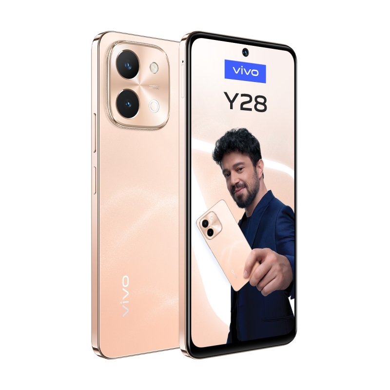 VIVO Y28 17 cm (6.68") Doppia SIM Android 14 4G 8 GB 256 GB 6000 mAh Arancione