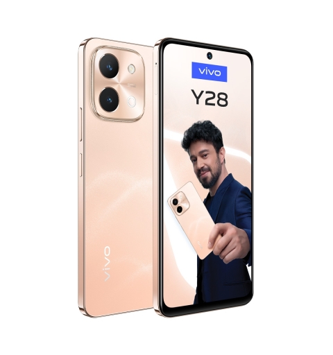 VIVO Y28 17 cm (6.68") Doppia SIM Android 14 4G 8 GB 256 GB 6000 mAh Arancione