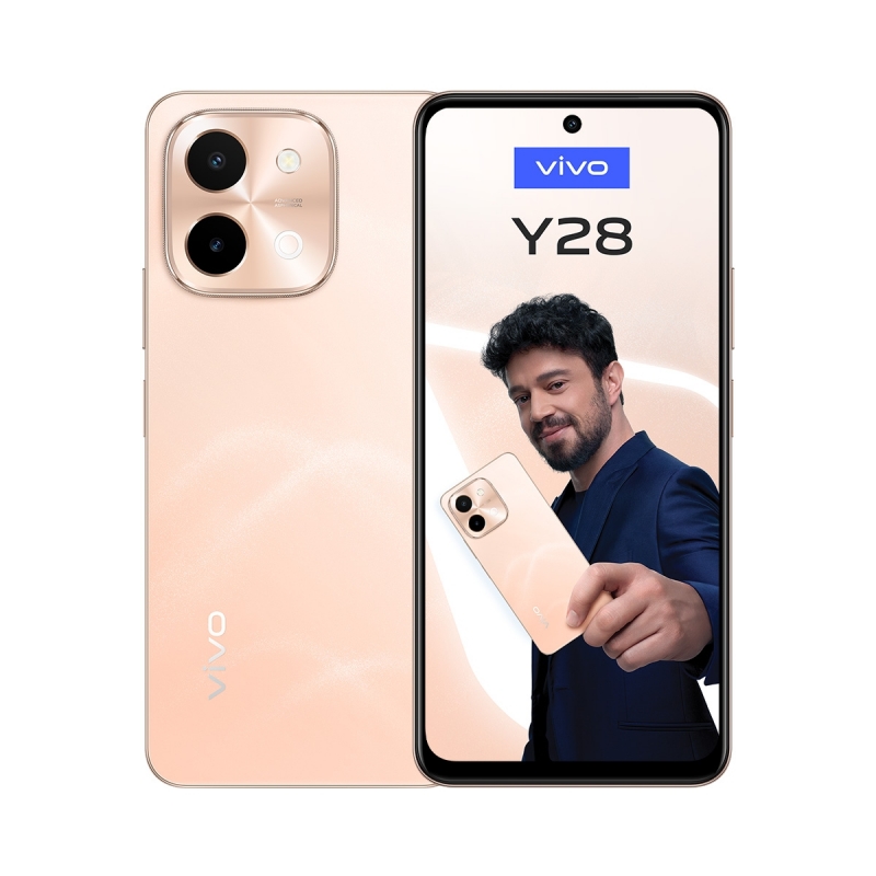 VIVO Y28 17 cm (6.68") Doppia SIM Android 14 4G 8 GB 256 GB 6000 mAh Arancione
