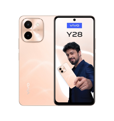 VIVO Y28 17 cm (6.68") Doppia SIM Android 14 4G 8 GB 256 GB 6000 mAh Arancione