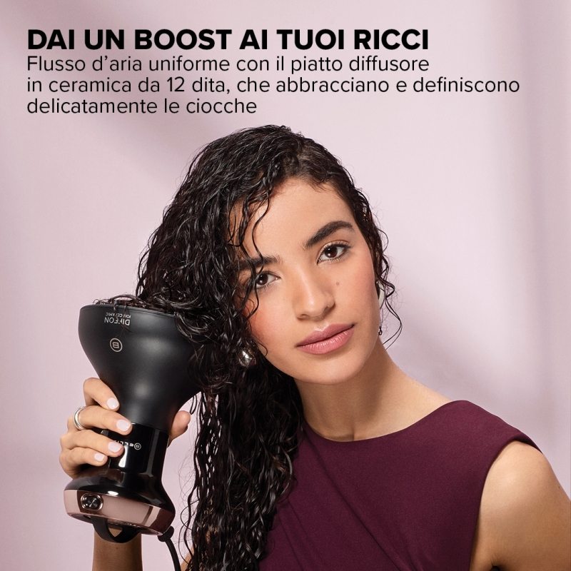 Bellissima Diffon Ion Ceramic Haartrockner 700 W Schwarz