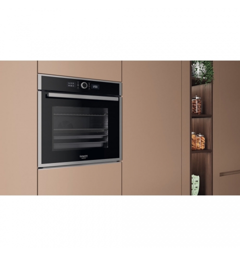 Hotpoint HAOI4S8HM0XA 73 L Negro, Acero inoxidable