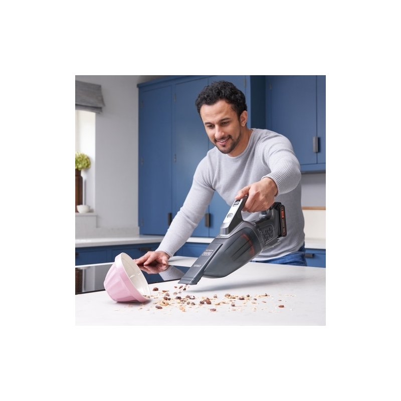 Black & Decker Dustbuster Handstaubsauger Schwarz, Grau, Orange Beutellos