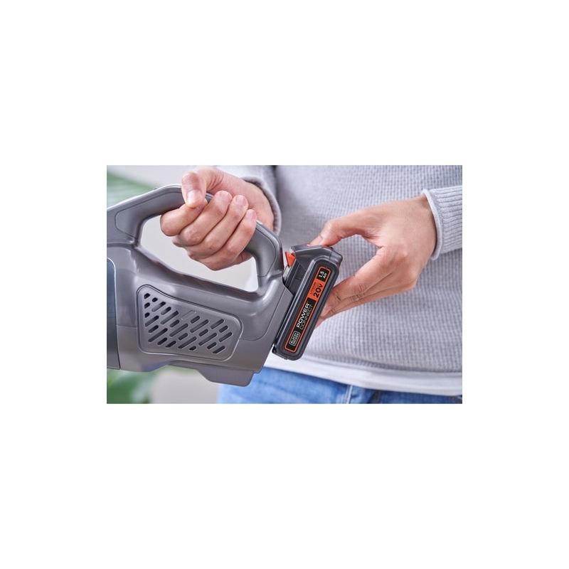 Black & Decker Dustbuster aspirateur de table Noir, Gris, Orange Sans sac