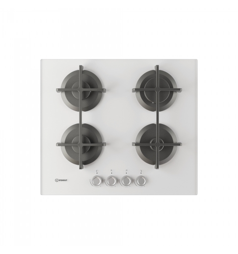 Indesit ING 61T WH 1 Weiß Integriert 60 cm Gaskochfeld 4 Zone(n)