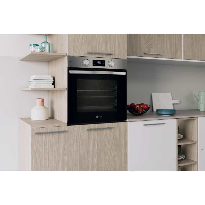 Indesit IO 258HS X 71 L Stainless steel