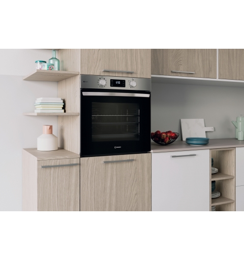 Indesit IO 258HS X 71 L Stainless steel