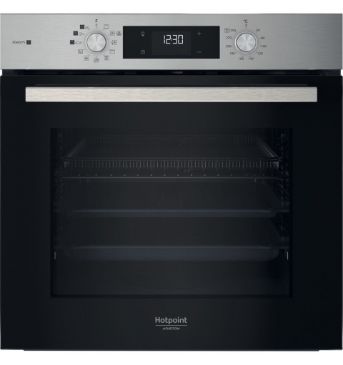 Hotpoint HAO 258HSU1F X 71 L Black, Stainless steel