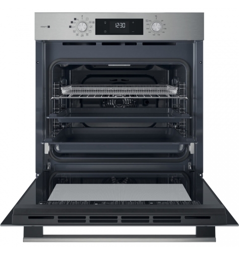 Hotpoint HAO 258HSU1F X 71 L Black, Stainless steel