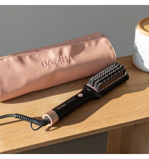 Cecotec 04286 hair styling tool Straightening brush Warm Black 56 W