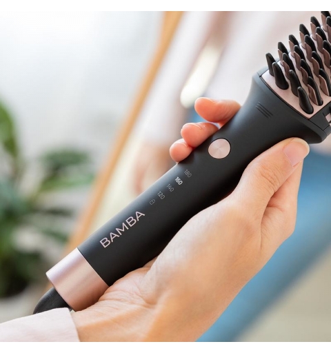 Cecotec 04286 hair styling tool Straightening brush Warm Black 56 W