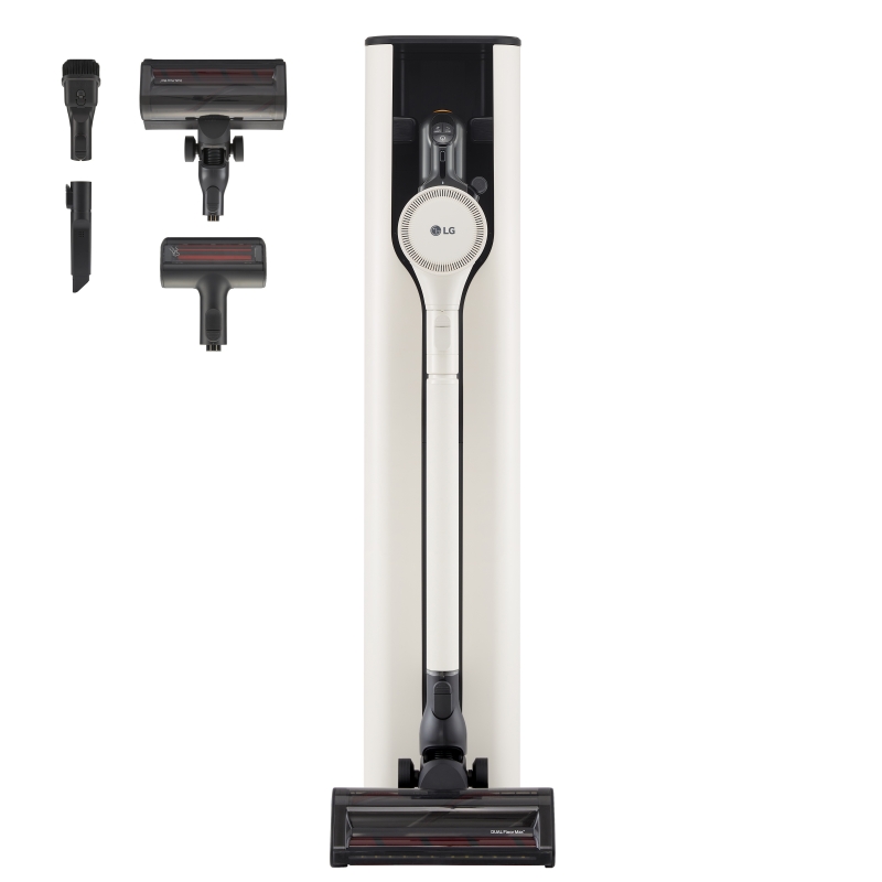 LG CordZero All-in-One Tower A9T-PRIME1C Stabstaubsauger Akku Trocken HEPA Beutellos 1,05 l 260 W Beige, Schwarz