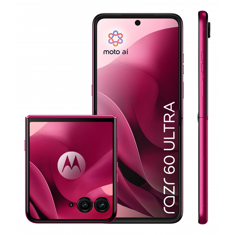 Motorola razr 60 ultra 17.7 cm (6.96") Dual SIM Android 15 5G USB Type-C 16 GB 512 GB 4700 mAh Pink