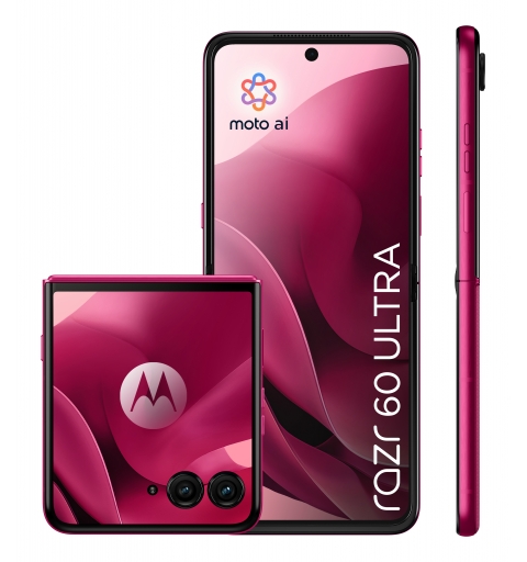 Motorola razr 60 ultra 17,7 cm (6.96") Double SIM Android 15 5G USB Type-C 16 Go 512 Go 4700 mAh Rose