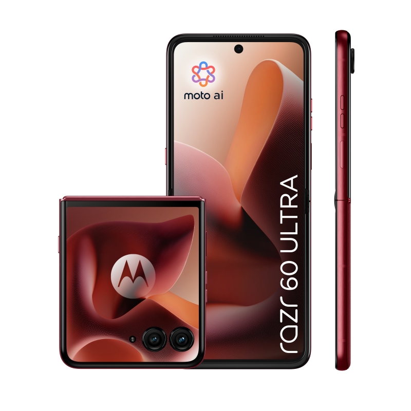 Motorola razr 60 ultra 17,7 cm (6.96") Double SIM Android 15 5G USB Type-C 16 Go 512 Go 4700 mAh Bordeaux