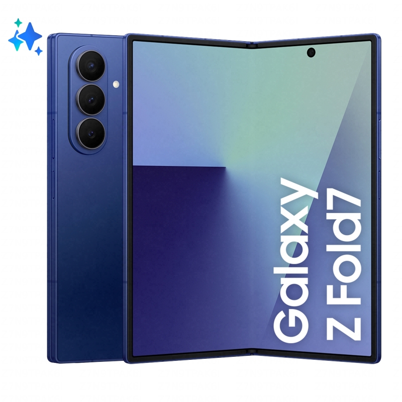 Samsung Galaxy Z Fold7 Smartphone AI, RAM 12GB, 256GB, Display 6,5" 8", Camera 200MP, Batteria a lunga durata, Blue Shadow