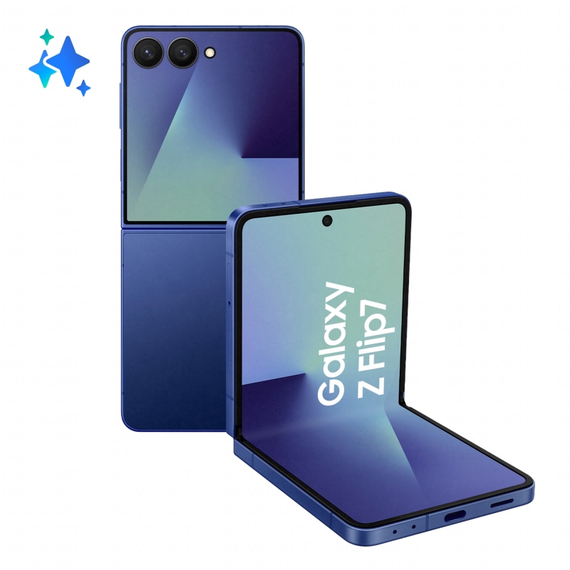 Samsung Galaxy Z Flip7 17,3 cm (6.8") 5G 12 Go 256 Go 4300 mAh Bleu