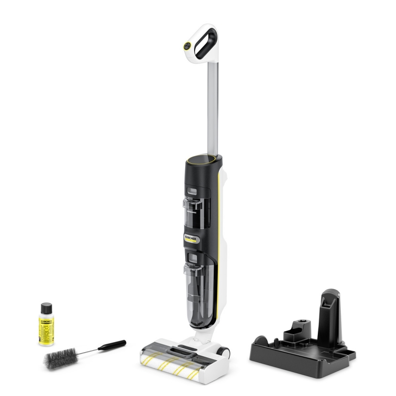 Kärcher FCV 4 aspirateur de table Noir, Blanc Sans sac