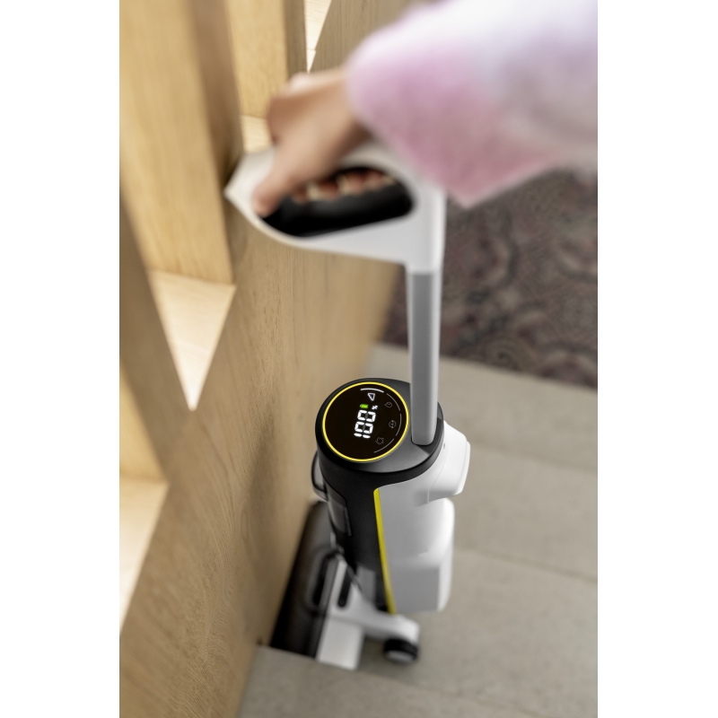 Kärcher FCV 4 aspirateur de table Noir, Blanc Sans sac