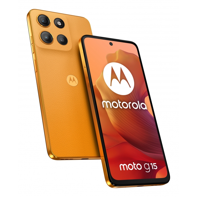 Motorola moto g15 17,1 cm (6.72") SIM doble Android 15 4G USB Tipo C 8 GB 128 GB 5200 mAh Naranja