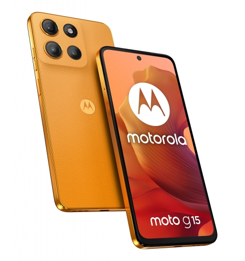 Motorola moto g15 17,1 cm (6.72") Doppia SIM Android 15 4G USB tipo-C 8 GB 128 GB 5200 mAh Arancione