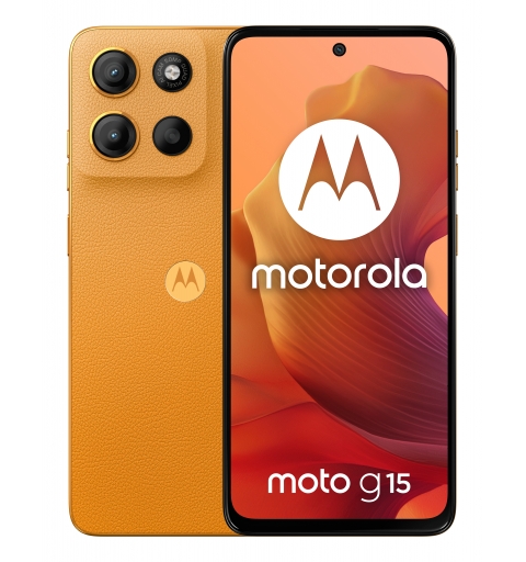 Motorola moto g15 17,1 cm (6.72") Doppia SIM Android 15 4G USB tipo-C 8 GB 128 GB 5200 mAh Arancione