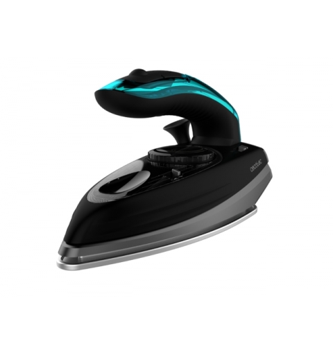 Cecotec Fast&Furious 4000 Travel Plancha a vapor Suela de cerámica 1200 W Negro, Turquesa