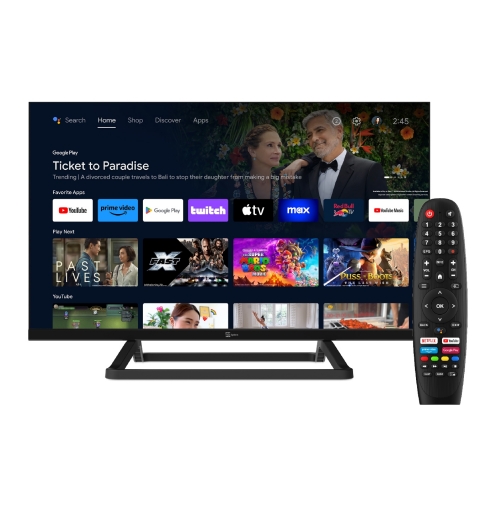 TELE System 28000257 Fernseher 61 cm (24") HD Smart-TV WLAN Schwarz 180 cd m²