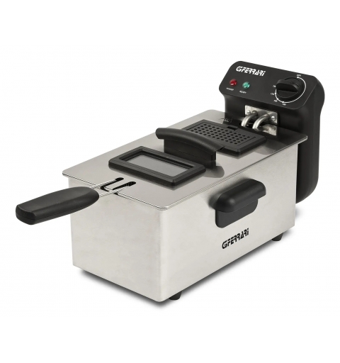 G3 Ferrari Pastella Single 3 L Stand-alone 2000 W Deep fryer Black, Stainless steel